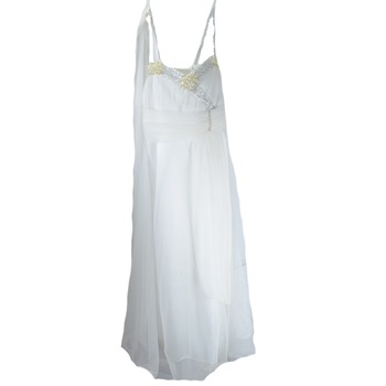 Rochita eleganta pentru fete Mini Junior RM-20, Alb 116 cm Rochita eleganta pentru fete Mini Junior RM-20, Alb 116 cm