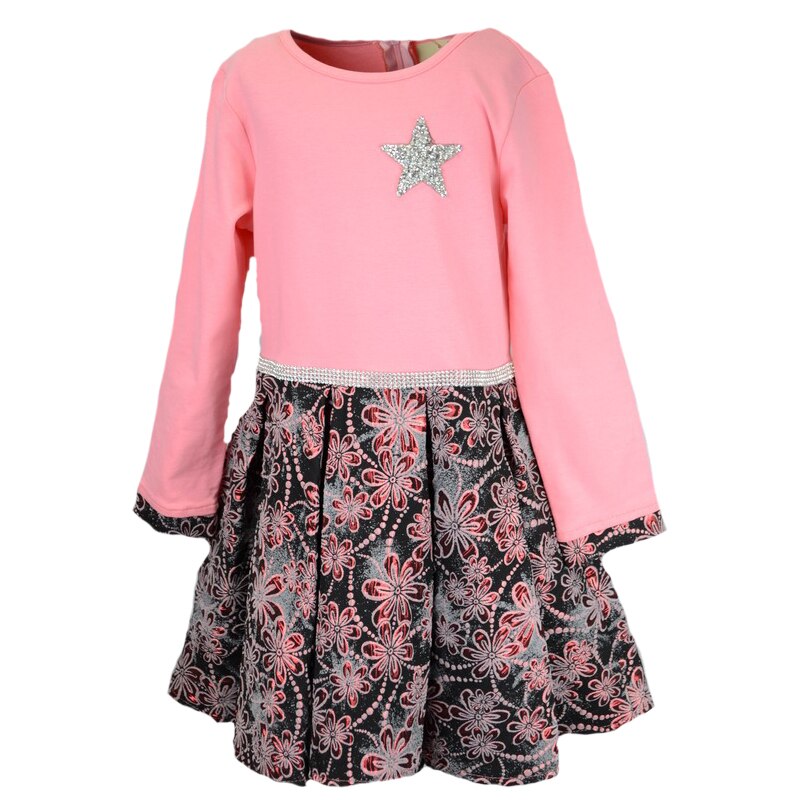 Rochita eleganta pentru fete Mini Junior RM-14, Multicolor 122 cm