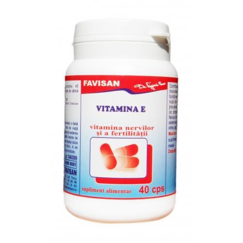 Vitamina E 40 capsule Favisan