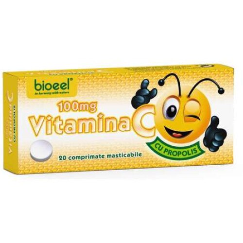 Vitamina C Cu Propolis 20 comprimate Bioeel