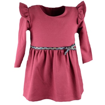 Rochita eleganta pentru fete Mini Junior MN-4-104-cm, Visiniu 34829 Rochita eleganta pentru fete Mini Junior MN-4-104-cm, Visiniu 34829