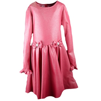 Rochita eleganta pentru fete Mini Junior RE-3, Visiniu 34888 Rochita eleganta pentru fete Mini Junior RE-3, Visiniu 34888