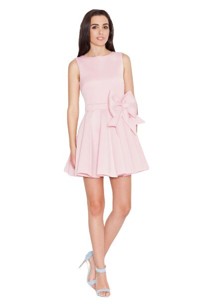 Rochie zi cu funda katrus