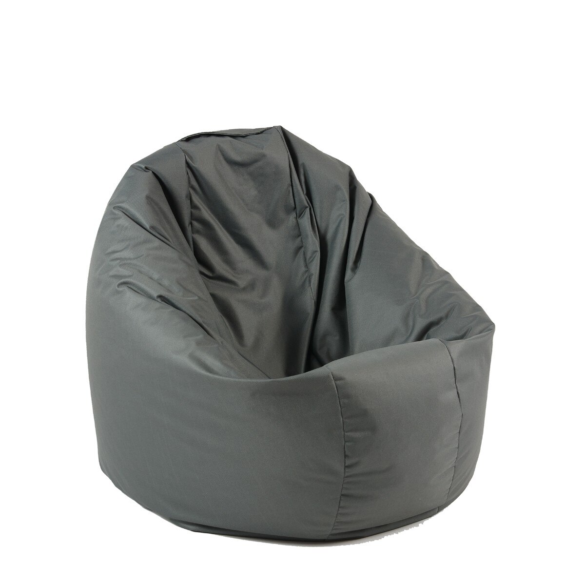 Fotoliu Mediu, Relaxo XL - Grey, pretabil si la exterior, umplut cu perle polistiren, Fabricat in Romania