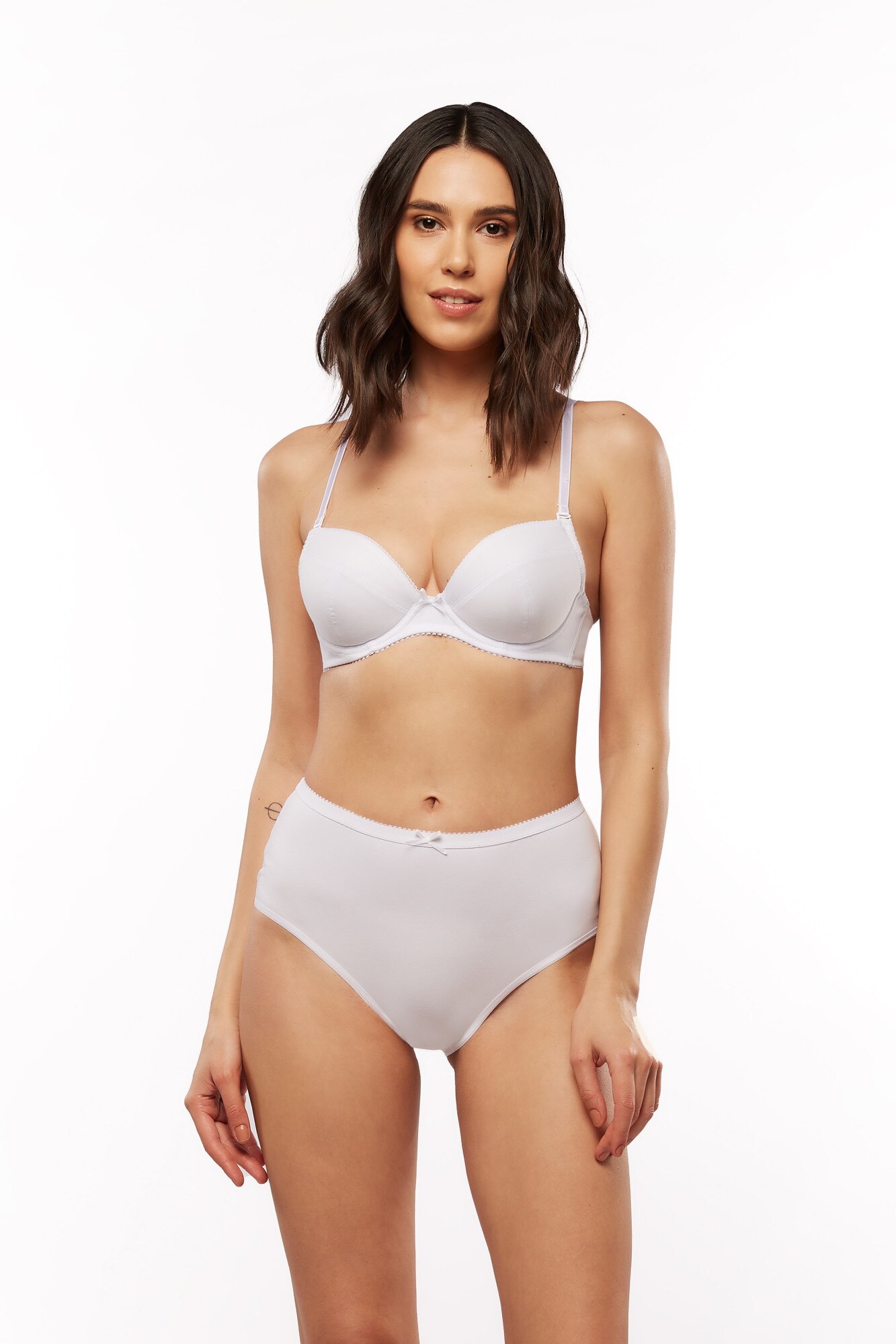 Chilot clasic de dama NF23,alb, Uniconf, 4XL