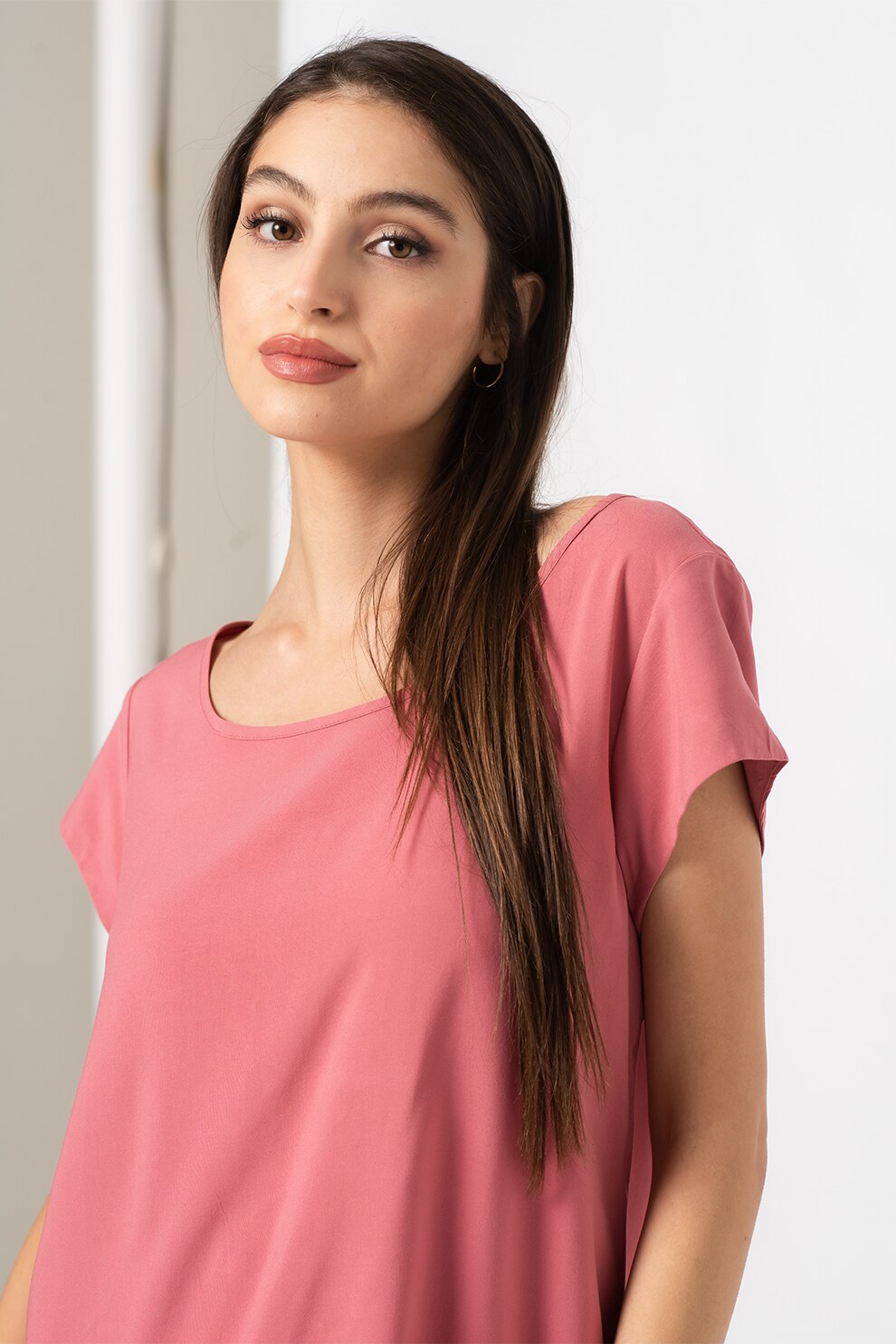 Only, Bluza vaporoasa cu maneci scurte Nova, Zmeuriu