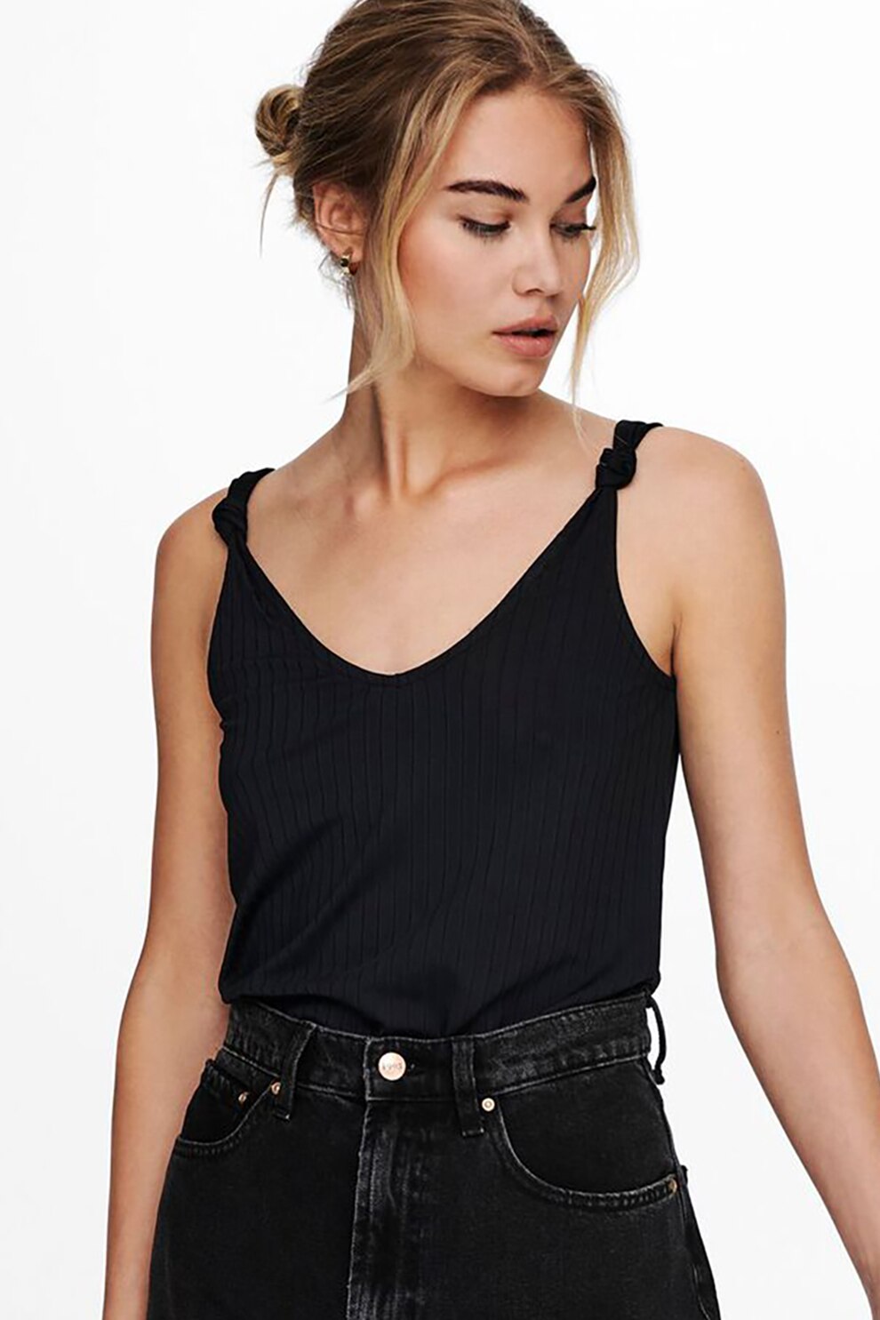 JdY, Top cu detalii innodate, Negru