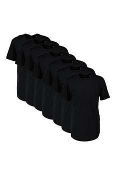 Only & Sons, Set de tricouri de bumbac cu decolteu la baza gatului Matt - 7 piese, Negru Only & Sons, Set de tricouri de bumbac cu decolteu la baza gatului Matt - 7 piese, Negru