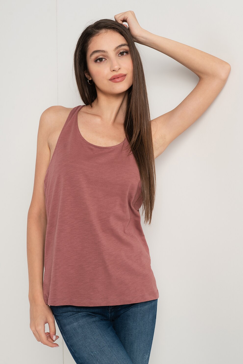 Only, Top cu spate decupat Luna, Coniac