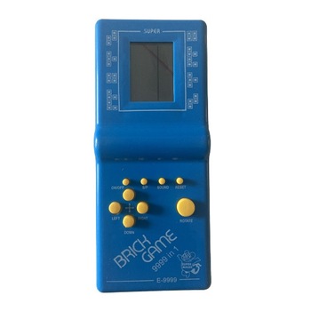 Joc Tetris clasic,18 cm, 9999 jocuri,alimentare pe baterii, albastru,ONGRO ®