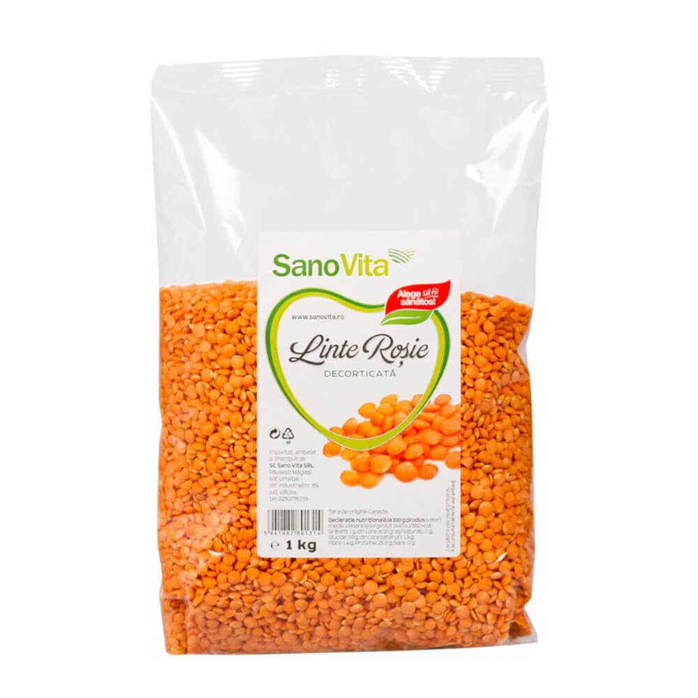 Linte Rosie Decorticata Sano Vita, 1Kg