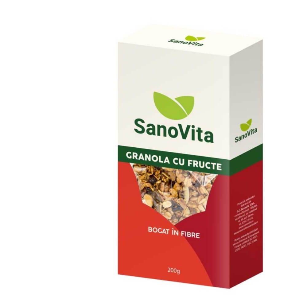 Granola cu Fructe Sano Vita 200g
