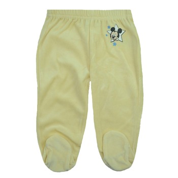 Pantaloni cu botosei pentru baieti Sun City AQE0312GA, Galben 74 cm Pantaloni cu botosei pentru baieti Sun City AQE0312GA, Galben 74 cm