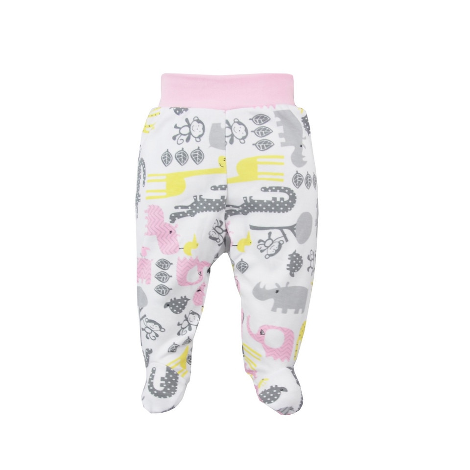 Pantaloni cu botosei pentru fete Koala Zwierzyniec 06-397R, Multicolor 74 cm