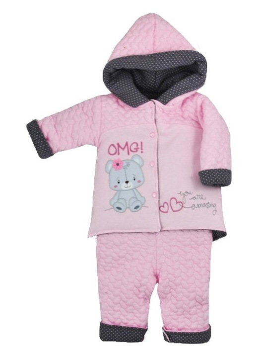 Compleu 2 piese iarna fete Koala Amazing 05-513R-68, Multicolor 68 CM