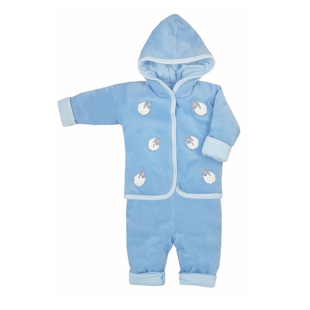 Compleu 2 piese iarna baietei Koala Owieczki 3519-AL, Albastru 68 cm