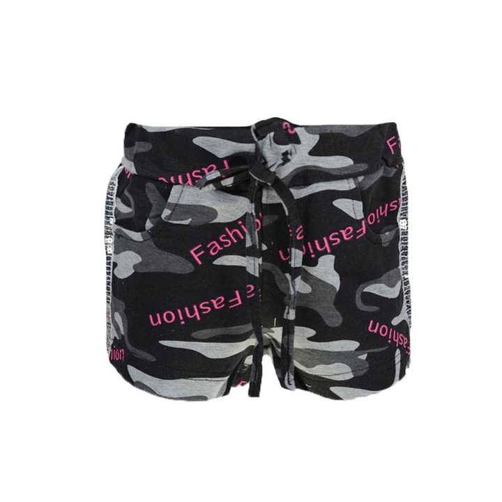 Pantaloni scurti pentru fete Happy House CVC-1502N-128, Multicolor 30168