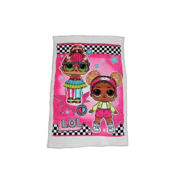 Paturica cu blanita, LOL surprise! roz, 90x140cm
