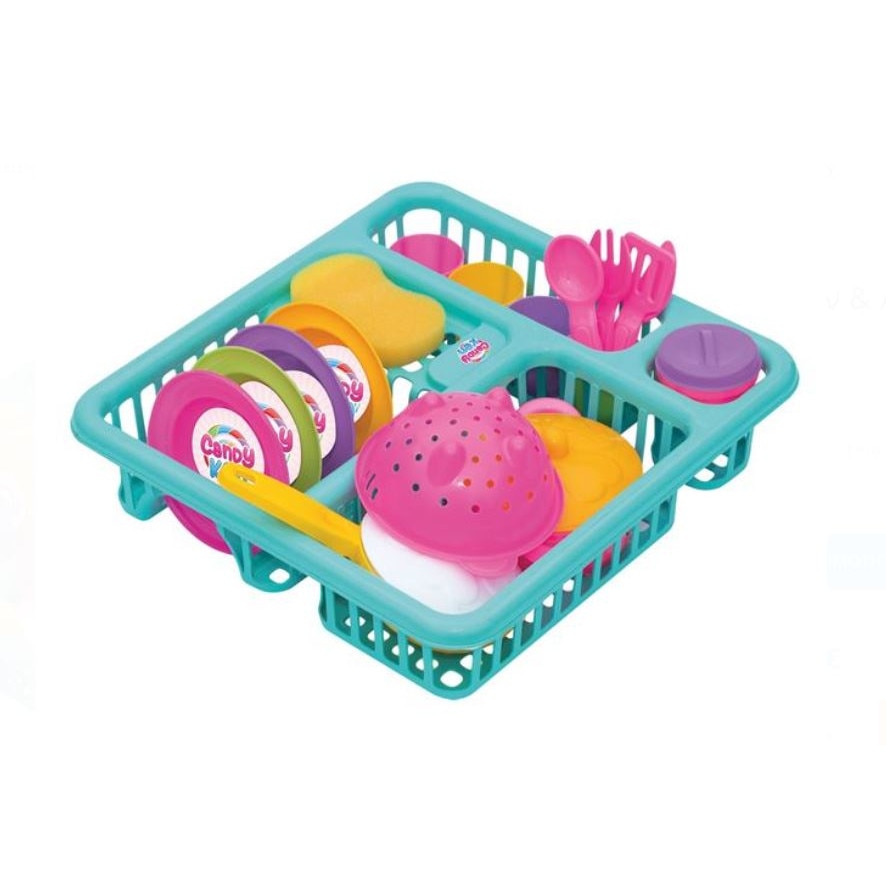 Set uscator de vase cu accesorii, SG, 21 piese