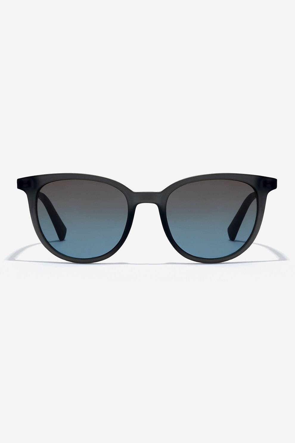 Hawkers, Ochelari de soare ovali unisex cu lentile uni, Negru, 52-19-145 Standard