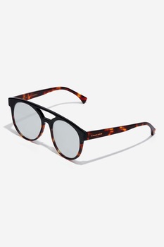Hawkers, Ochelari de soare pantos cu lentile tip oglinda, Negru/Maro, 00-18-145 Standard Hawkers, Ochelari de soare pantos cu lentile tip oglinda, Negru/Maro, 00-18-145 Standard