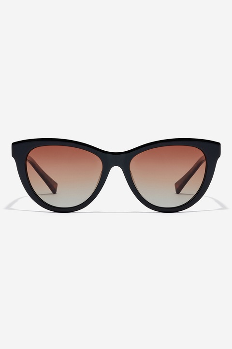 Hawkers, Унисекс слънчеви очила Cat Eye с градиента, Черен/Кафяв, 53-17-145 Standard