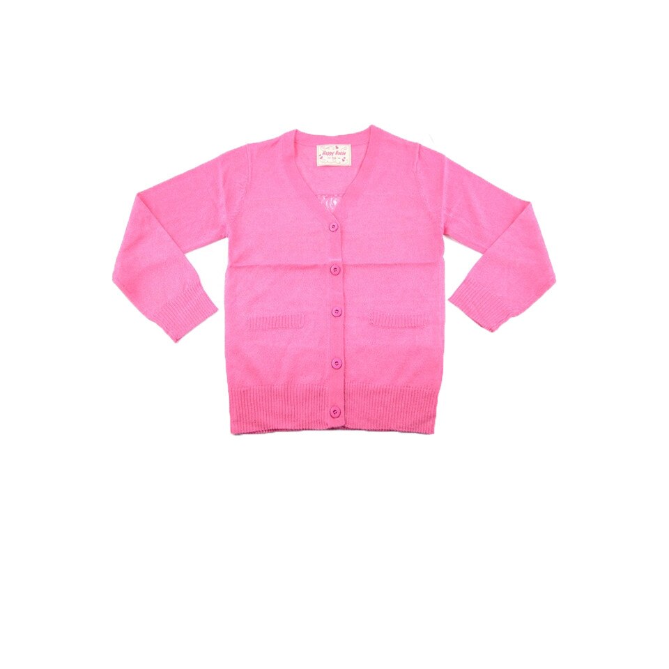 Cardigan cu maneca lunga pentru fete Happy House BL-165R-104-cm, Roz 1497