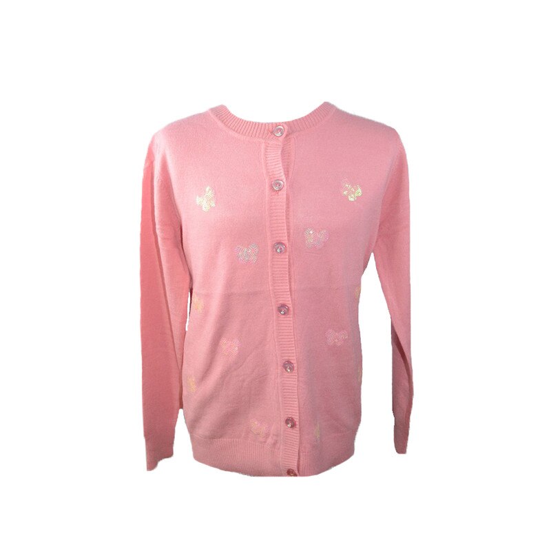 Cardigan cu maneca lunga pentru fete Happy House BL-283R-104, Roz 15918