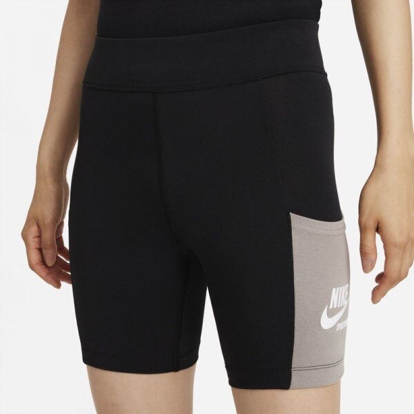 Colanti Nike w nsw hr bike short htg, XS INTL, Negru