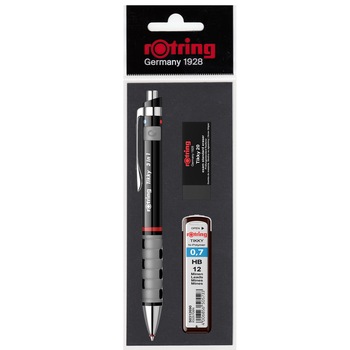 Set Rotring multipen Tikky 3-in-1 0.7 black + etui mine 0.7 HB + radiera Exam 20 Set Rotring multipen Tikky 3-in-1 0.7 black + etui mine 0.7 HB + radiera Exam 20