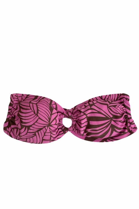 Дамски бански JUP Tot Sol DSW-21-2 b5782, Горна част, Подплатен, Лилав/Кафяв, M