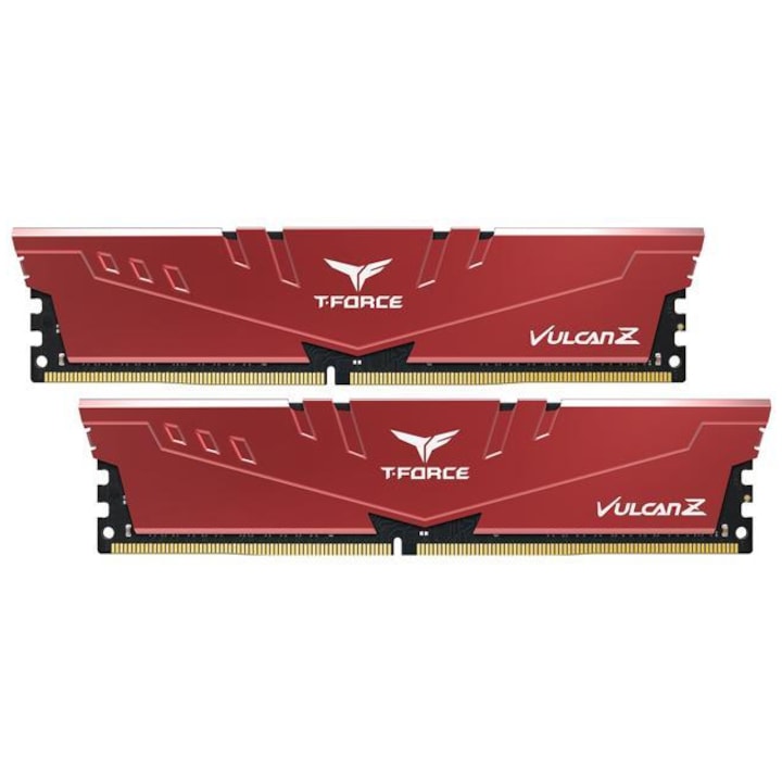 RAM памет TEAM GROUP T-FORCE VULCAN Z RED, 16GB (2x8GB), 3600MHz, DDR4 SDRAM, TLZRD416G3600HC18JDC01