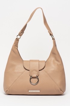 Antonia Moretti, Geanta hobo din piele cu bareta detasabila, Maro camel Antonia Moretti, Geanta hobo din piele cu bareta detasabila, Maro camel