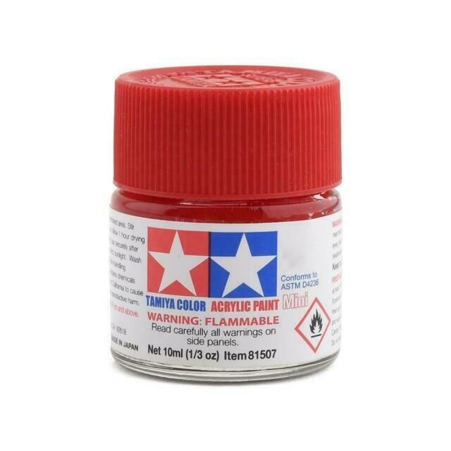 Vopsea acrilica pentru modelism Tamiya 81507 X-7 Red (gloss) 10ml TAM X071