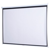 Ecran de proiectie, Homcom, 100 inch, 203 x 152 cm, Alb / Negru