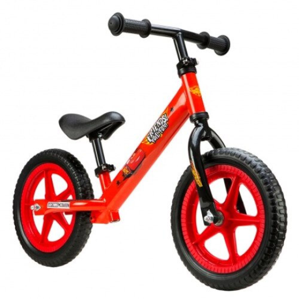 Bicicleta fara pedale din metal Seven Cars Rosu