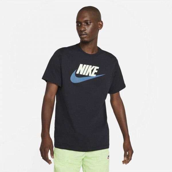 Tricou Nike m nsw tee alt brand mark 12mo, XS INTL, Negru
