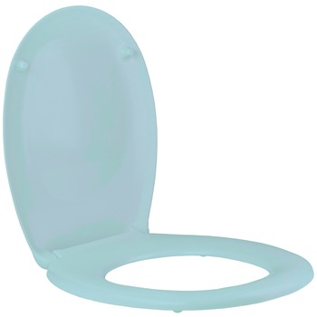 Capac WC universal Optima Plus, plastic, Albastru deschis Capac WC universal Optima Plus, plastic, Albastru deschis