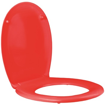 Capac WC universal Optima Plus, plastic, Rosu Capac WC universal Optima Plus, plastic, Rosu