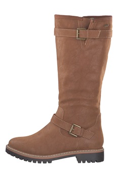 s.Oliver, Cizme lungi pana la genunchi din piele ecologica cu toc masiv, Maro s.Oliver, Cizme lungi pana la genunchi din piele ecologica cu toc masiv, Maro