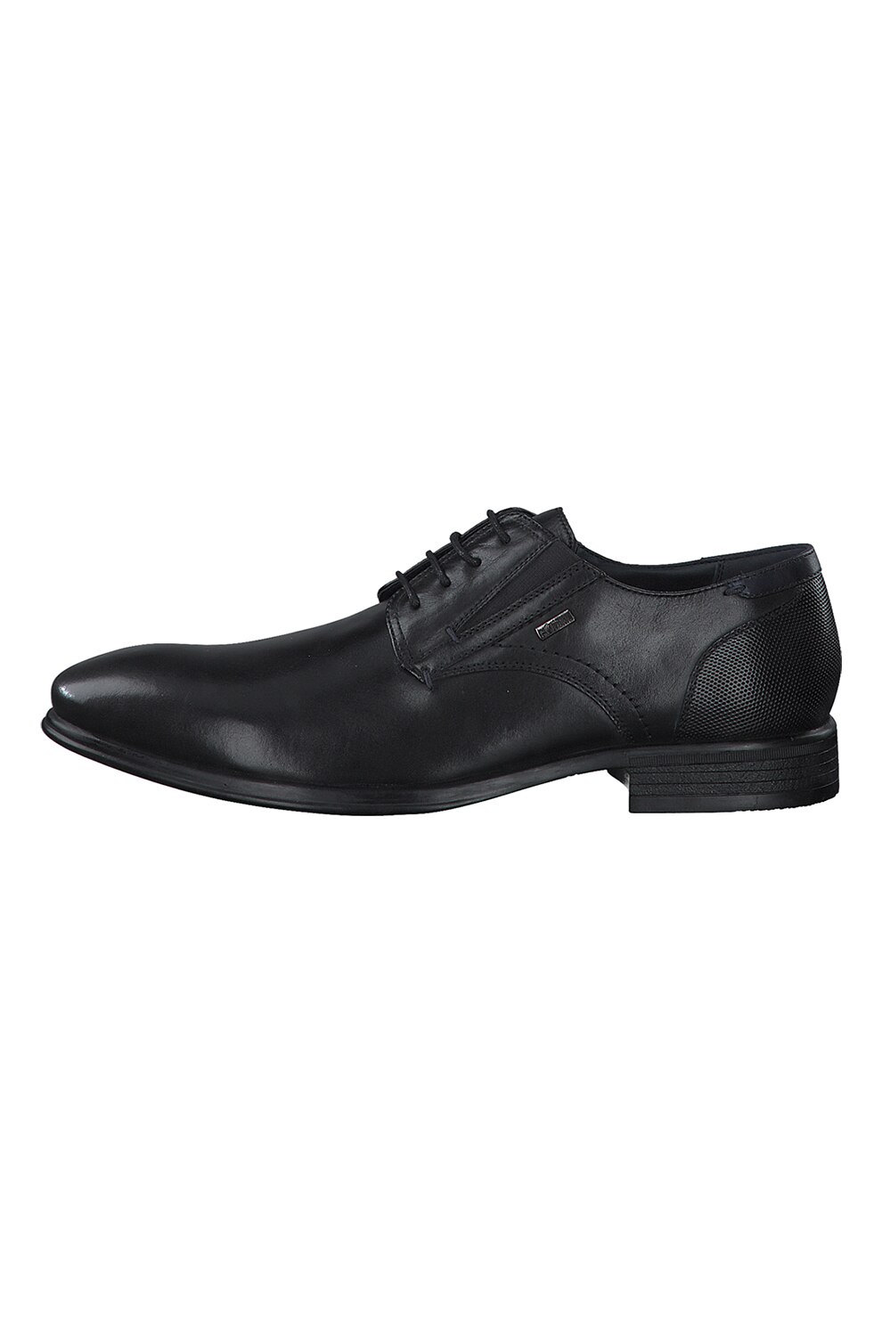 s.Oliver, Pantofi slip-on din piele, Negru