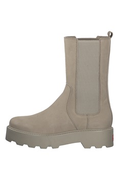 s.Oliver, Cizme medii Chelsea de piele, Maro taupe deschis s.Oliver, Cizme medii Chelsea de piele, Maro taupe deschis