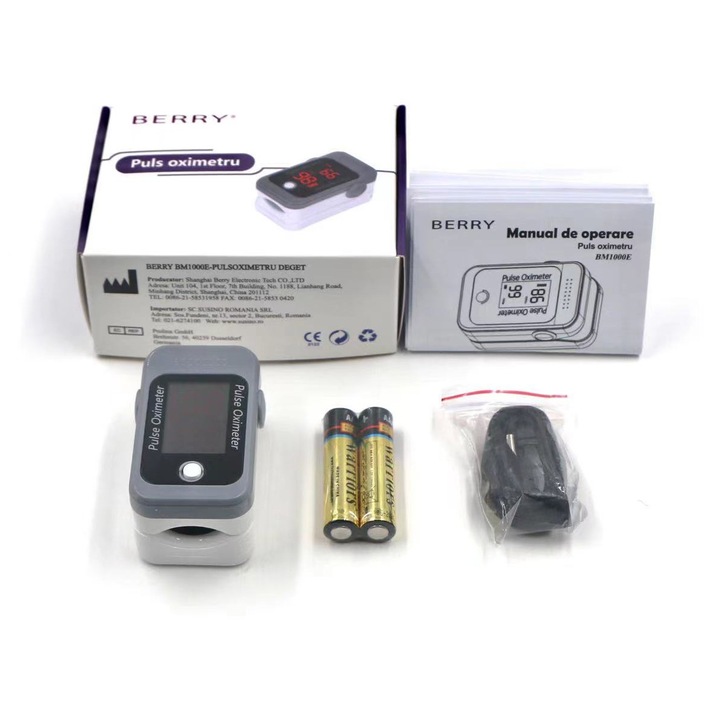 Pulsoximetru profesional pentru deget, Berry, grI