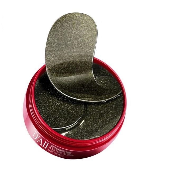 Cutie 60 buc masti ochi cu extract de perle neagre pentru cearcane, Jlisa, 80 g