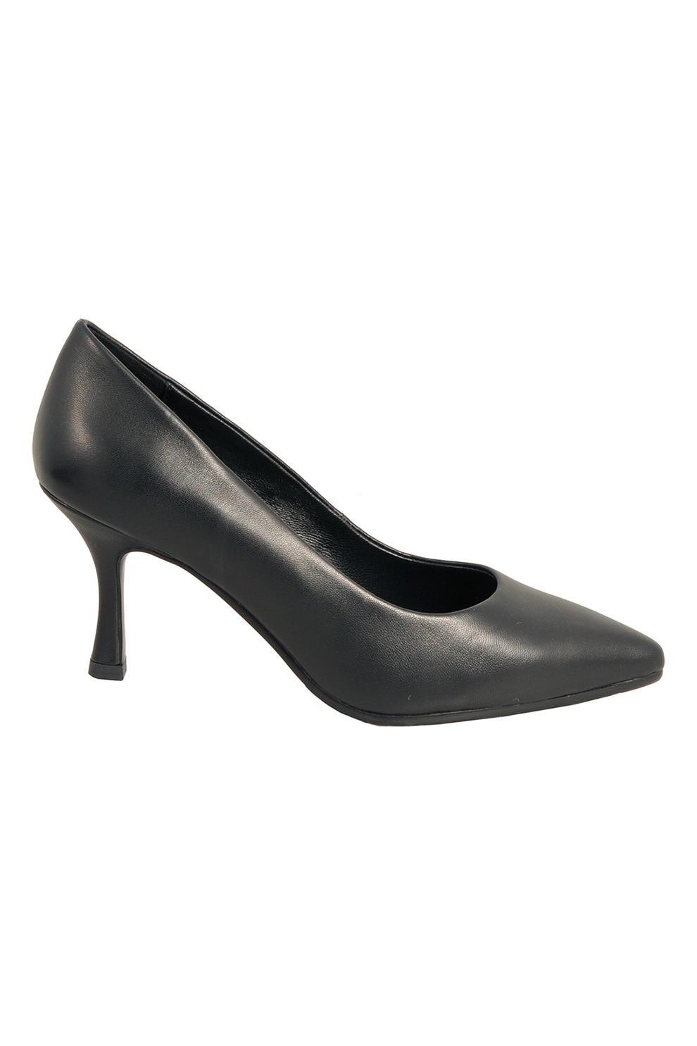 Tosca Blu, Pantofi din piele cu varf ascutit, Negru
