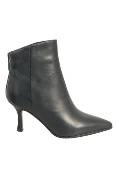 Tosca Blu, Botine din piele cu varf ascutit, Negru Tosca Blu, Botine din piele cu varf ascutit, Negru