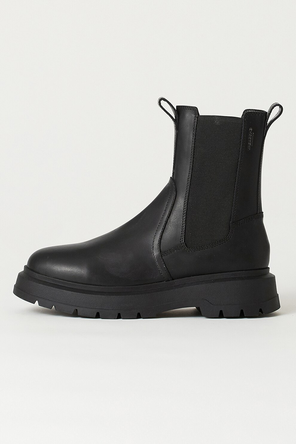 Vagabond Shoemakers, Ghete Chelsea de piele cu talpa valurita, Negru