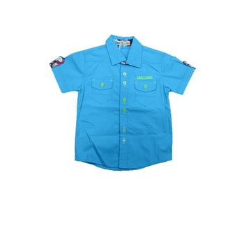 Camasa maneca scurta baieti Happy House ACC185AL, Albastru 5 ani Camasa maneca scurta baieti Happy House ACC185AL, Albastru 5 ani