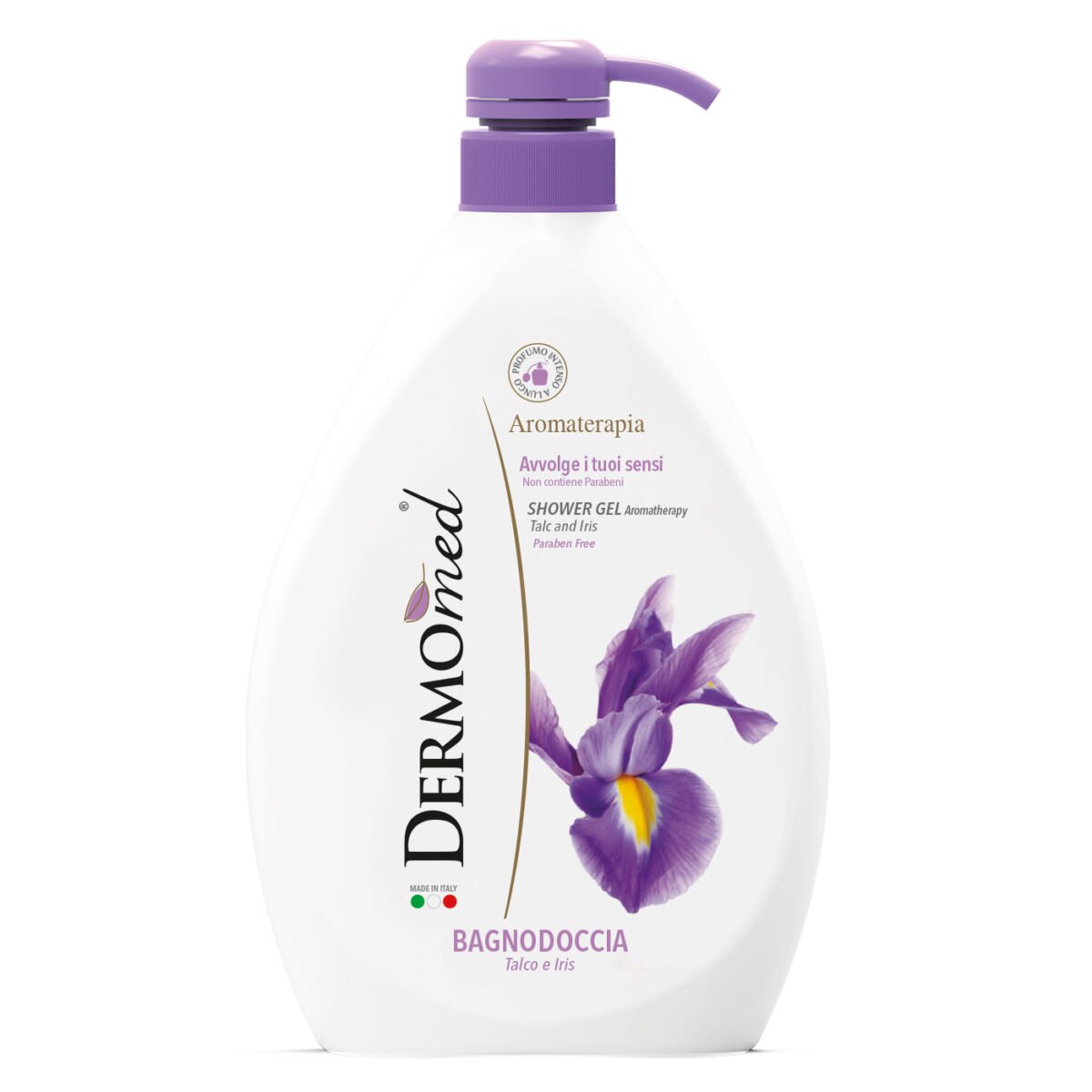Gel de dus Dermomed cu talc si iris, 1000 ml