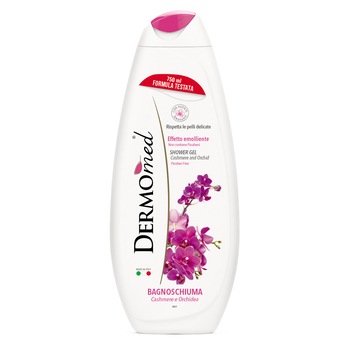 Gel de dus Dermomed cu casmir si orhidee, 750 ml Gel de dus Dermomed cu casmir si orhidee, 750 ml